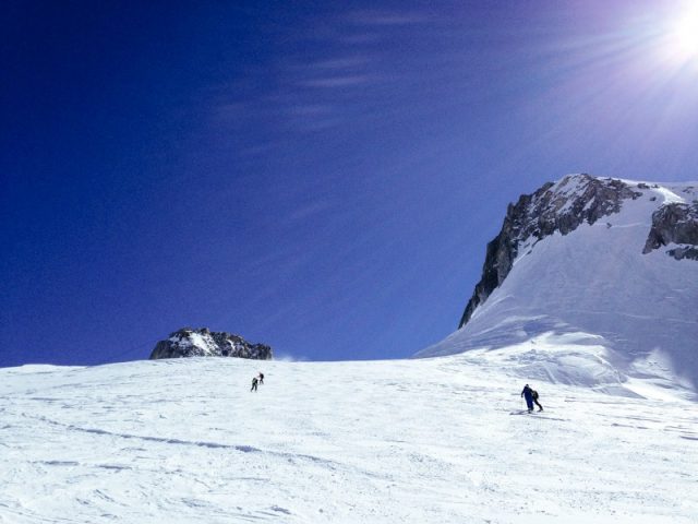 Ski-rand en Vallée blanche